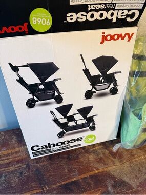 Joovy Caboose Rear Seat Green Color Appletree 9068 New